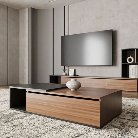 Stylish Coffee Table and TV Stand Combo